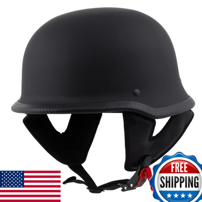 Milwaukee Helmets Mph9740Dot Dot Approved German Style Motorrad Matte Black