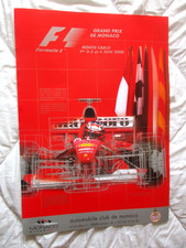 58 EME GRAND PRIX MONACO 2000 AFFICHE ORIGINALE F1 FORMULE 1 FORMULA ONE