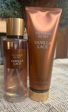 Victoria's Secret Vanilla Lace Fragrance Mist Body Spray  Lotion Set