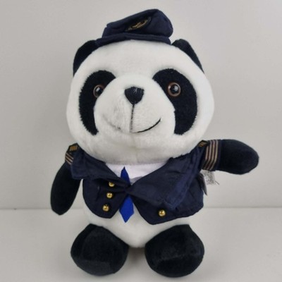 SELTEN Cosco Shipping Lines Company Panda Captain Maskottchen 12 Zoll Plüsch