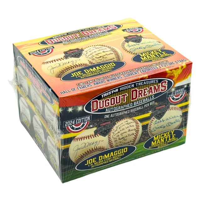 2024 Tristar Dugout Dreams Mystery Baseball Autographed (Mantle, Dimaggio Chase)