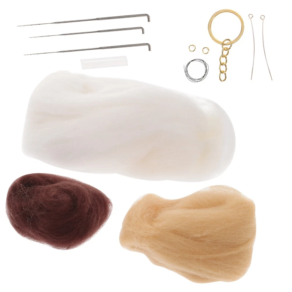 KITH Borsa Materiale Gatto Feltro Lana Studente Ago Feltro Kit per Principianti