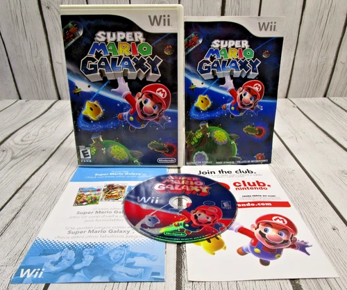 Super Mario Galaxy (Nintendo Wii, 2007) Complete CIB - Tested