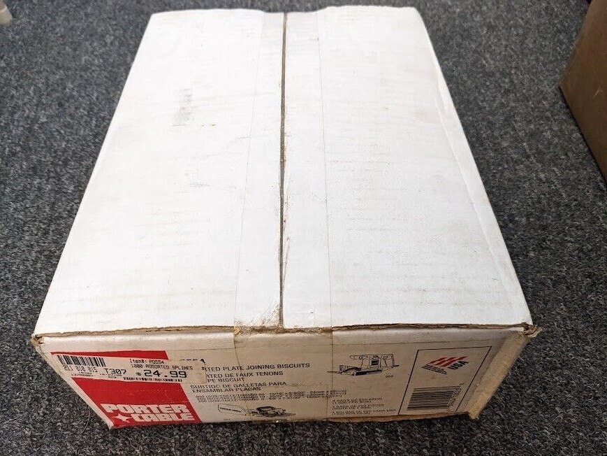 Porter Cable 556 Plate Joiner Biscuit New, original owner PLUS 1000
