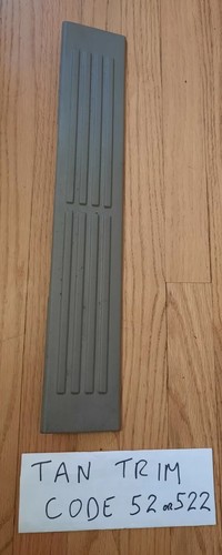 1999-2006 SILVERADO SIERRA REAR CREW CAB DOOR SILL SCUFF PLATE TAN CODE 52 R/L