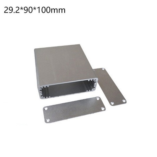 Aluminum Project Box Enclosure Case Electronic DIY Instrument Case Black Silver - Picture 3 of 11