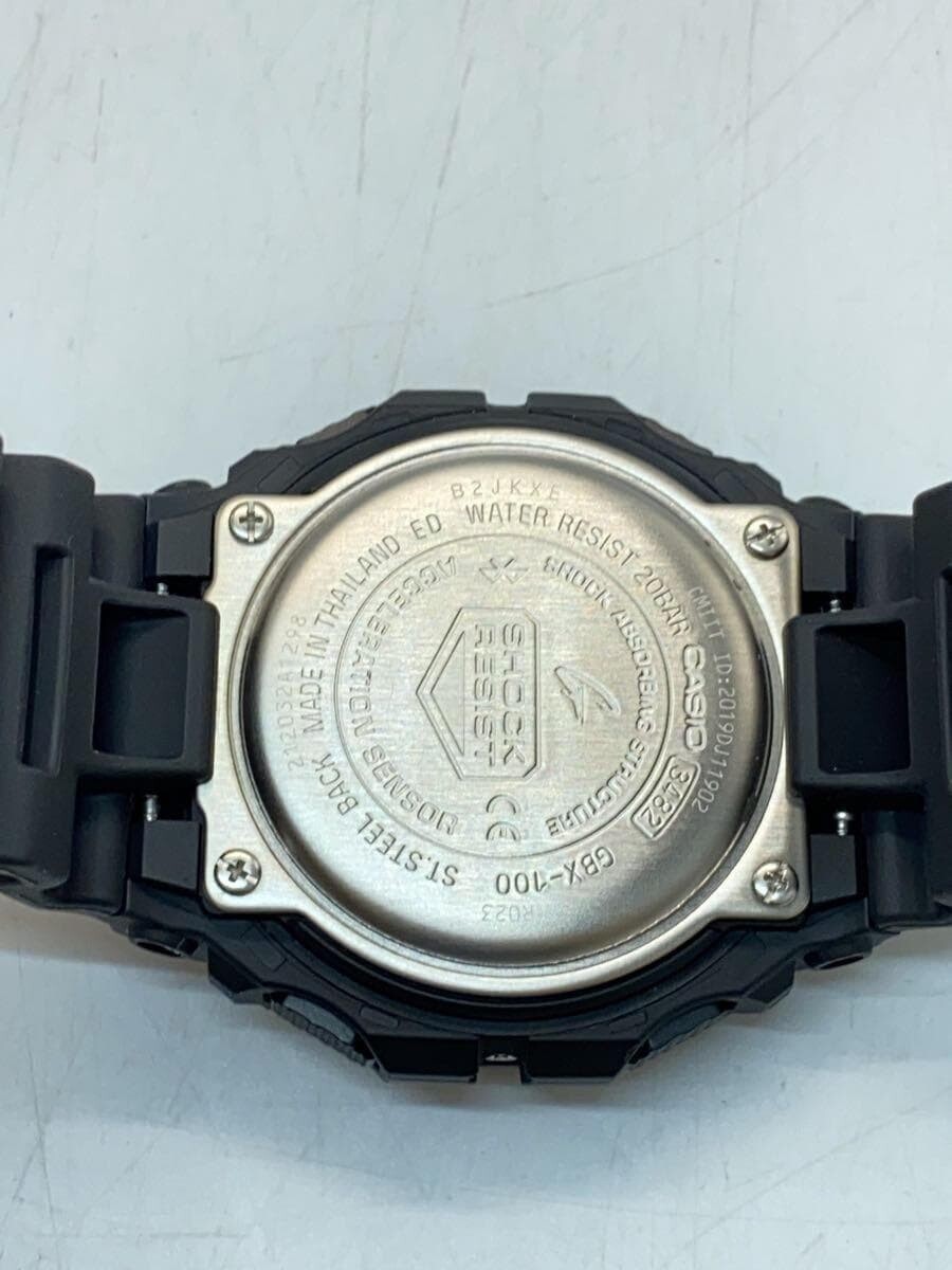 CASIO G-SHOCK GBX-100NS-4JF Black Rubber Quartz Digital CASIO G-SHOCK GBX-100NS-4JF Black Rubber Quartz Digital