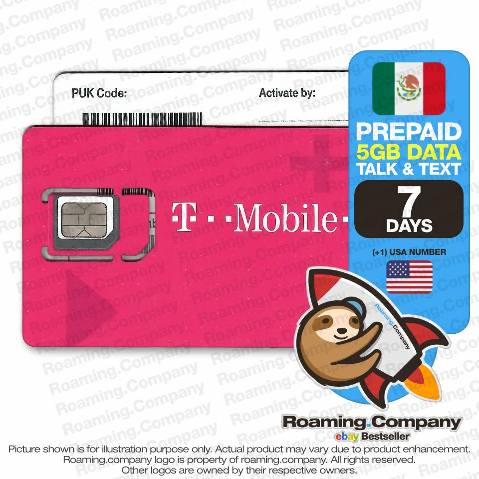 TMobile Travel SIM Card Unlimited Call, Text And Data For, 47 OFF