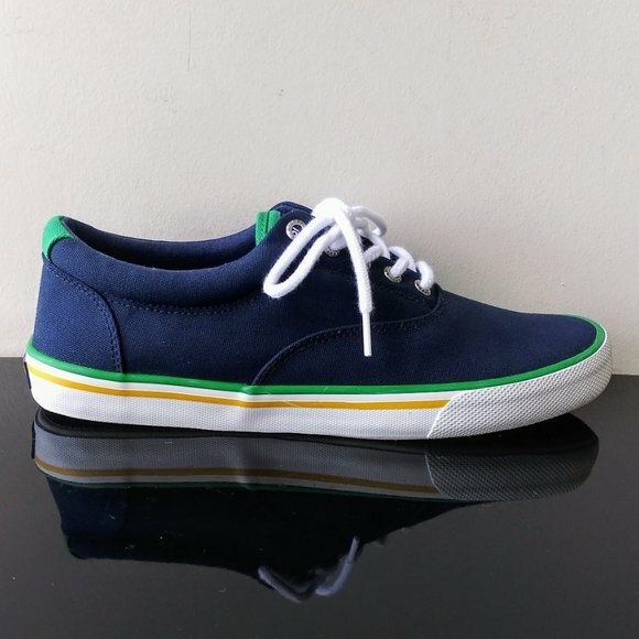 Sperry Men's Canvas Boat Deck Lace Up Sneaker