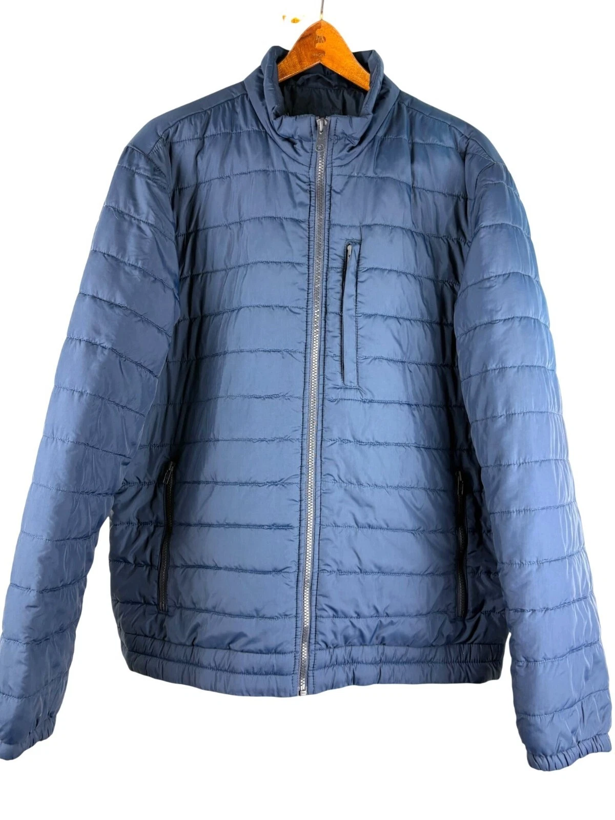 Gorpcore Sporty Utility Outdoors Navy Blue Insulated GAP Puffer Jacket Men's XL