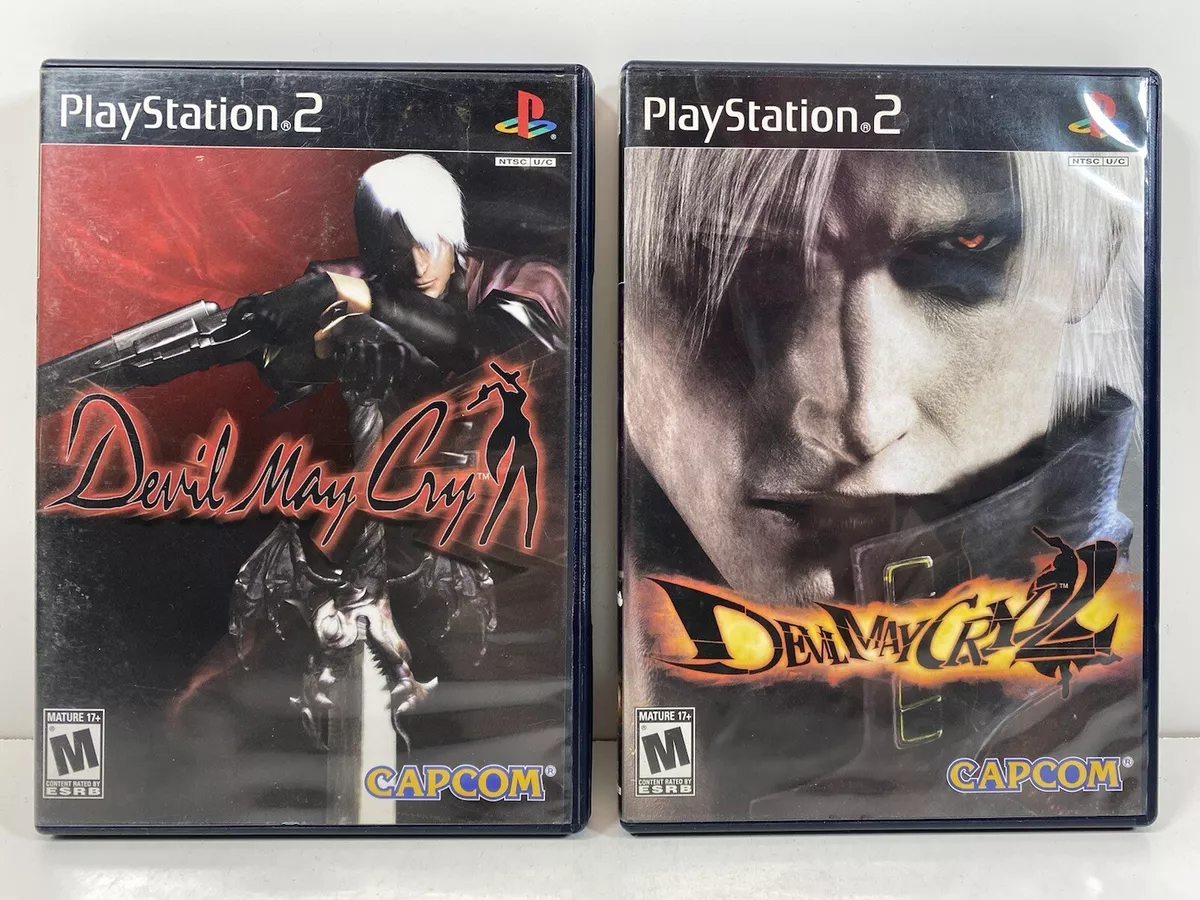 Devil May Cry and Devil May Cry 2 Playstation 2 PS2 Game