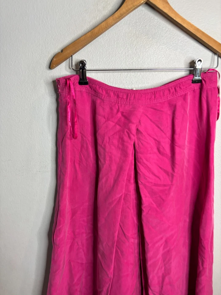 Women’s Vintage Diane Von Furstenberg 100% Silk Pleated Midi Skirt 6 5588 - Изображение 2 из 4