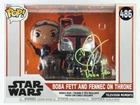 Daniel Logan Signed (PA) "Star Wars" Boba Fett And Fennec On Throne #486 Funko P