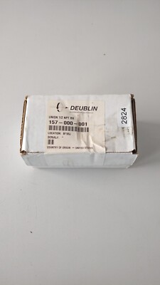 Deublin 157-000-001 Rotary Union 1/2 NPT RH