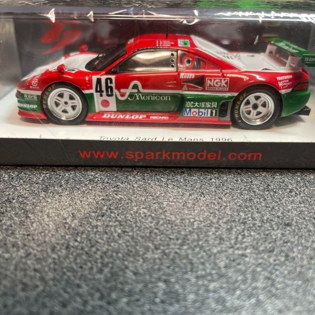1/43 Spark Toyota Sard Le Mans 1996 #46 Rd Green w/ Box From 1/43 Spark Toyota Sard Le Mans 1996 #46 Rd Green w/ Box From