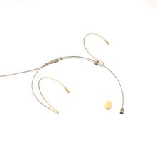 Double Earhook Headset Microphone with 4 pin XLR Connector for SHURE Wireless