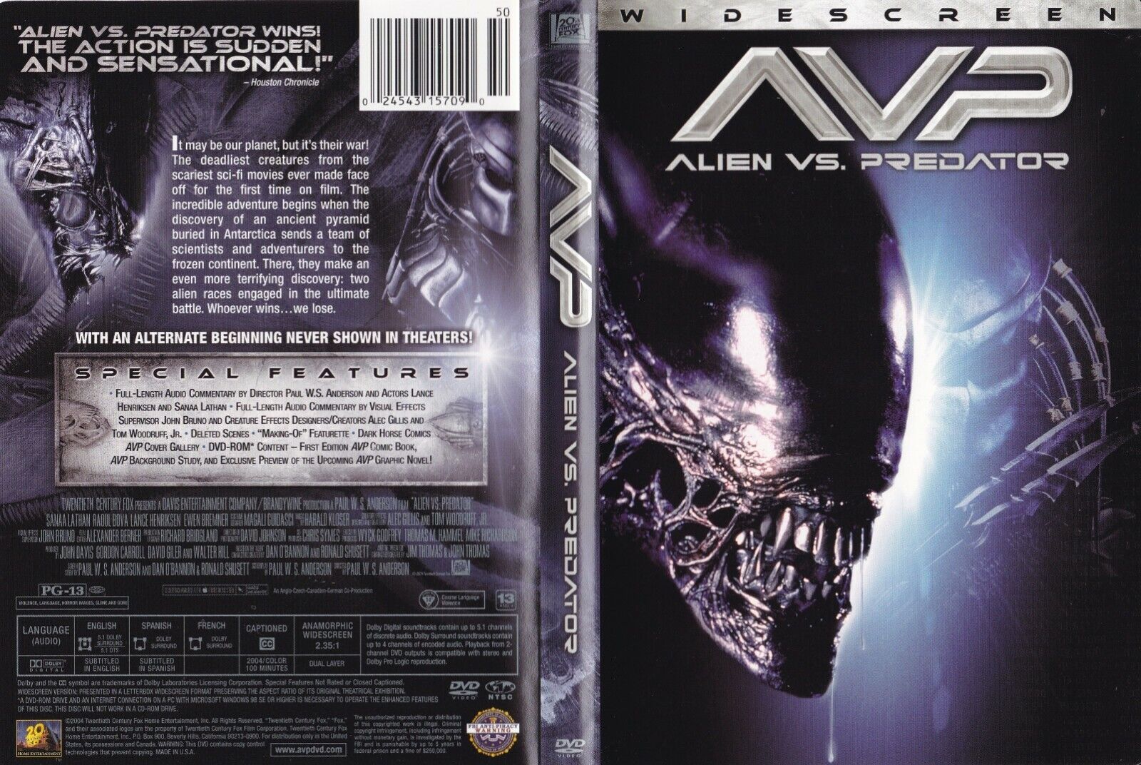 Ten Years Ago: AVP: Alien Vs. Predator – 10 Years Ago: Films in