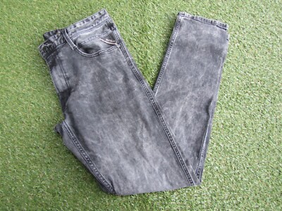 Replay Anbass M914 Men's W32 L32 Slim Fit Jeans - Waist 32'' Leg 32'' - Grey