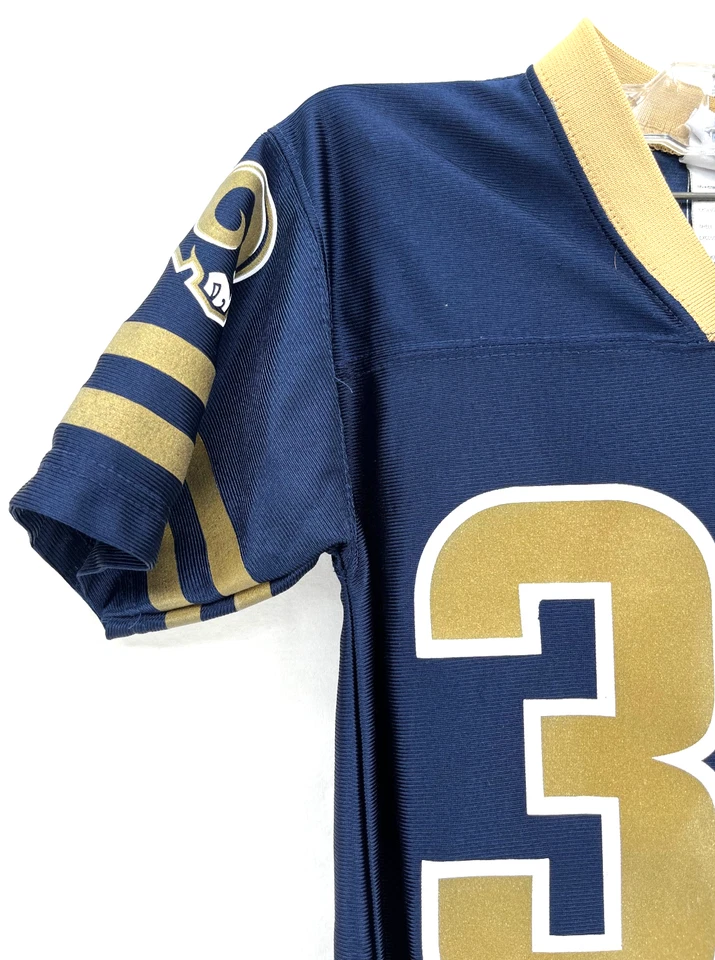 Camiseta de fútbol americano juvenil St. Louis Rams NFL Apparel Steven Jackson #39 azul marino S Foto 4 de 4