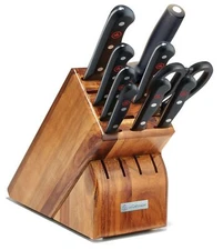 Wusthof Gourmet 10-Piece Knife Block Set (Acacia)