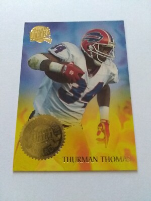 1994 Fleer Ultra Football Thurman Thomas Achievement Award #9 HOF NM-MT