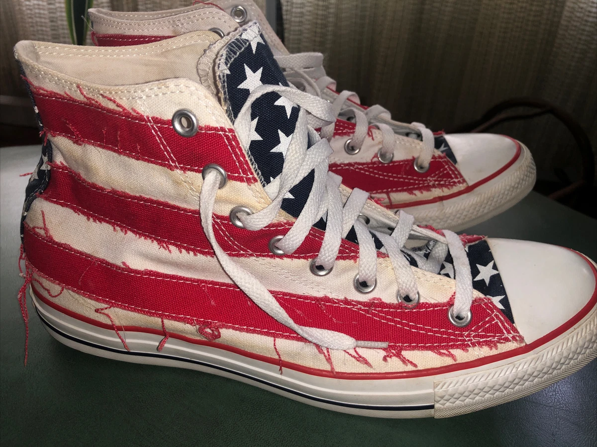 RARE Converse Chuck Taylor All Star American Distressed Stars Sz | eBay