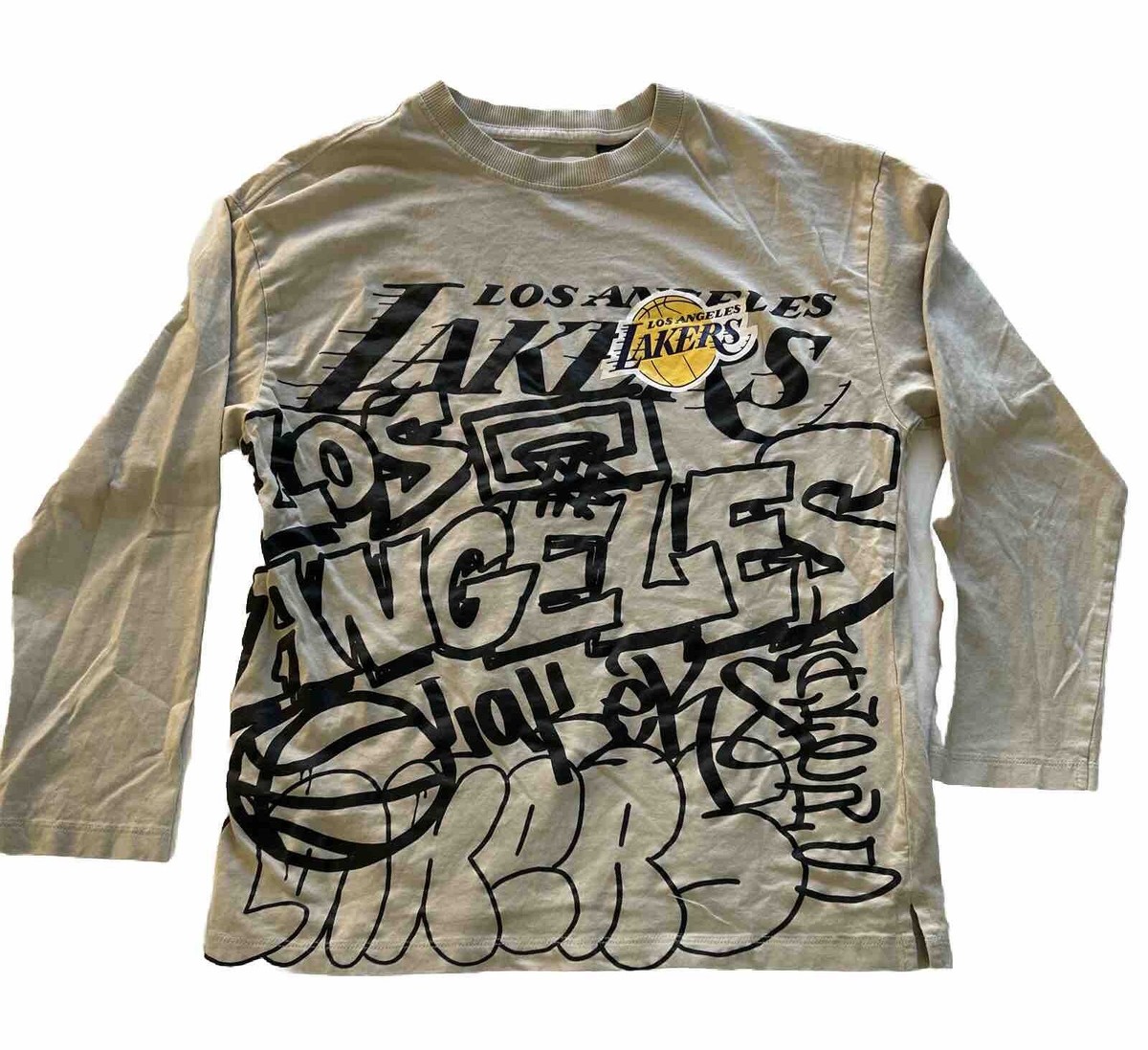 Youth ZARA×NBA Los Angeles Lakers Long Sleeve Shirt Size 11