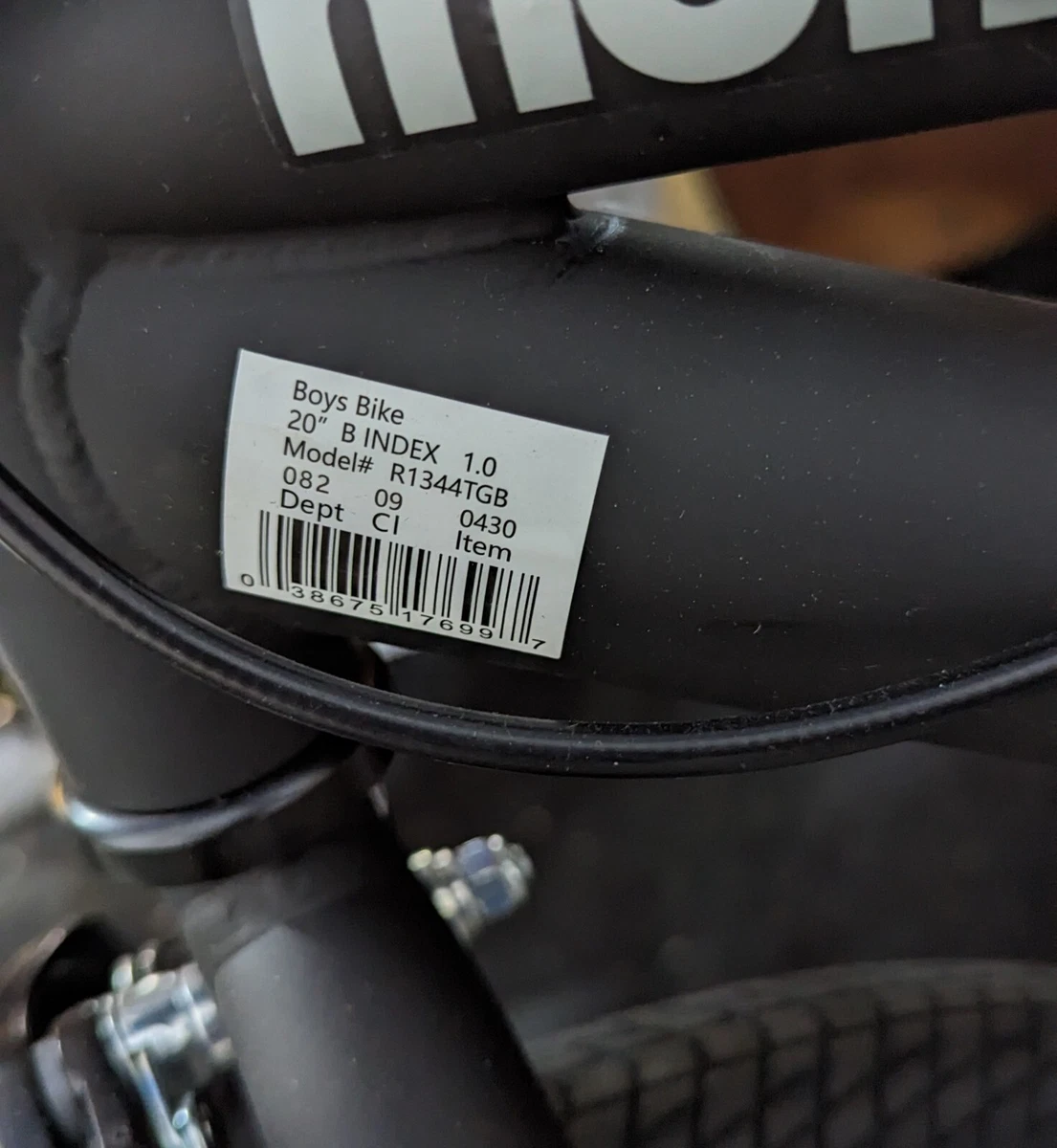 Mongoose 1.0 20 inch cheap bike