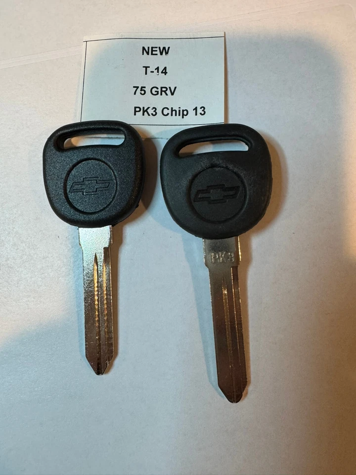 NUEVO Buick Rendevous 2003 encendido de coche PK3 ID13 TRANSPONDEDOR CHIP LLAVE EN BLANCO id 13 Foto 4 de 4