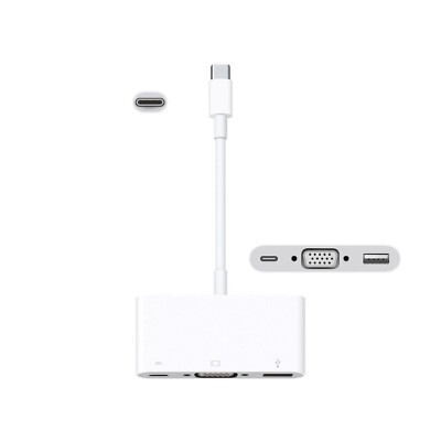 Genuine Apple USB-C to VGA Multiport Adapter Macbook iPad iMac A1620 NEW Waranty