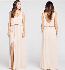 NWT Show Me Your Mumu Kendall Maxi Dress Dusty Blush XL Bridesmaid