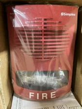 SIMPLEX 0743275 TRUE ALERT RED FIRE ALARM STROBE WALL SPEAKER   B213