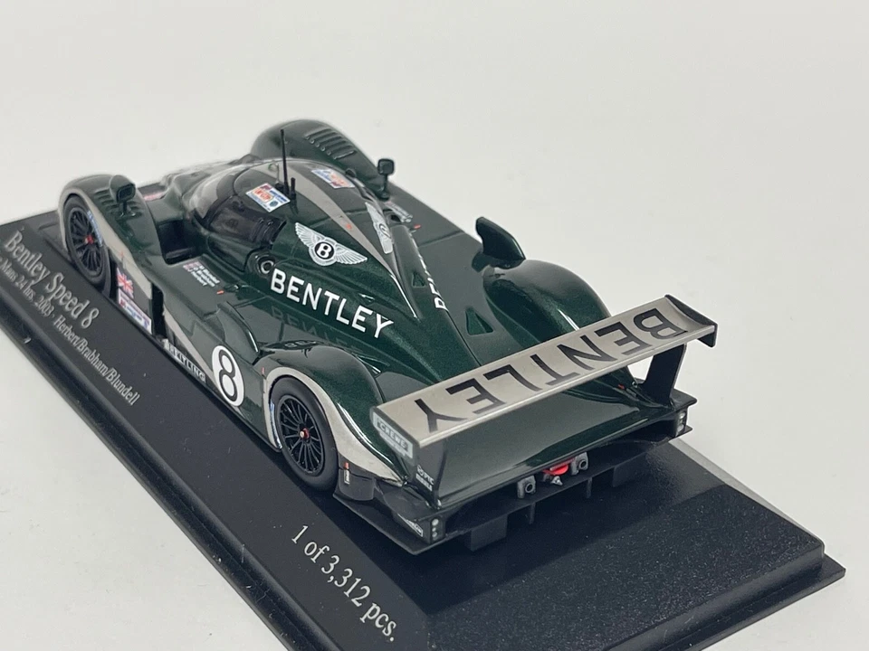 1/43 MINICHAMPS Bentley Speed 8 Dal 2003 24 Ore Di Lemans #08 CS208 - Immagine 2 di 4