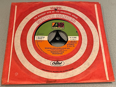 Manhattan Transfer - Where Did Our Love Go - Vinyl Record 7'' Single - 1978