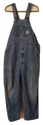 Carhartt R08 DNM Denim Unlined Bib 