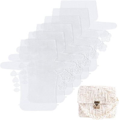 CHGCRAFT 6 Stück Kunststoff Mesh Canvas Sheet, Plastic Canvas Kreuzstich Stoff K