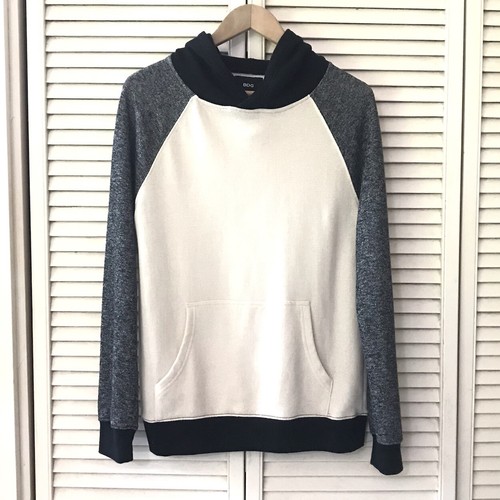 BDG Mens Thin Hoodie Small Gray Black 