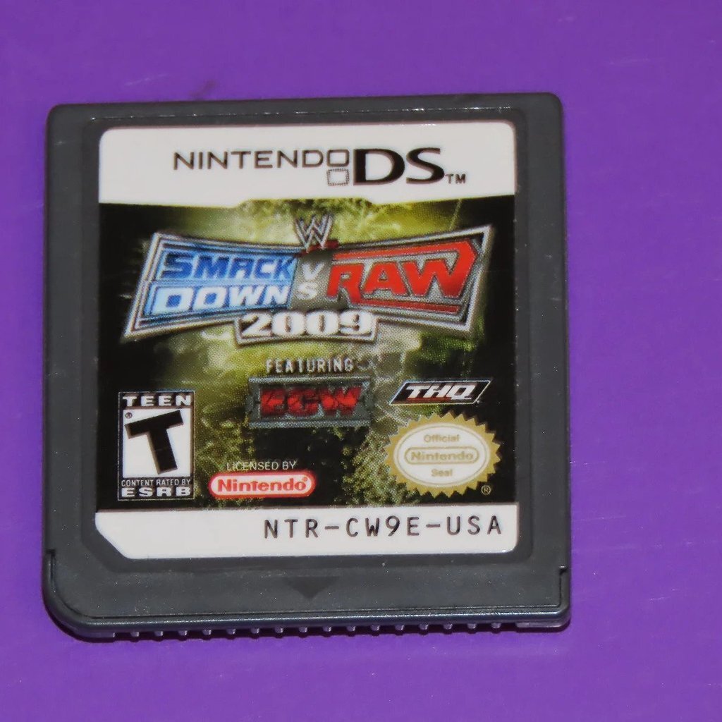WWE SmackDown Raw 2009 Nintendo DS Video Game Game Only