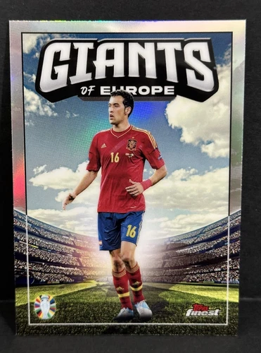 2023 Topps Finest Road To Euro 2024 Giant Of Euro Spain Sergio Busquets Case Hit