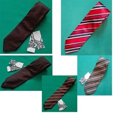 ALTEA LOTTO STOCK 5 CRAVATTE UOMO NUOVE CON CARTELLINI - AFFARONE!