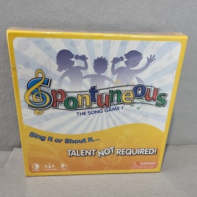 Spontuneous - The Song Game  Sing It or Shout It Talent NOT Required New
