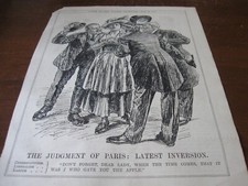 1917 Original POLITICAL CARTOON - WWI WAR All Parties COURT Woman w VOTE Voting