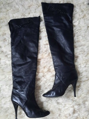 80s knee high boots