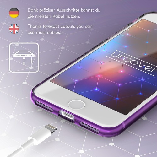 Urcover® Custodia Lusso Protettiva TPU Cover Glitter Diamanti Case Brillante - Foto 5 di 23
