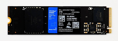 Western Digital WD Blue 2TB SN580 2280 M.2 NVMe PCIe4.0x4 SSD