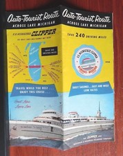 SS Milwaukee Clipper: Wisconsin & Michigan Steamship Co - 1956 brochure