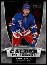 2019-20 O-Pee-Chee Platinum Calder Front-Runners Kaapo Kakko New York Rangers