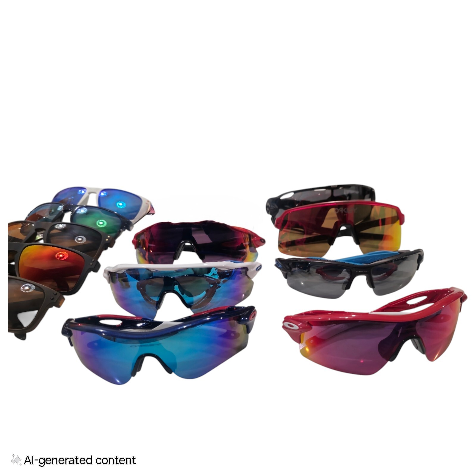 OAKLEY Sunglasses Frames - Lot of 12 - Authentic All NEW NO BOXES. CUSTOM PAIRS