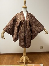 KIMONO jacket Haori VINTAGE TRADITIONAL JAPANESE COSTUME Used Silk KDJM-H0654