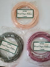 Wired MPR Creative Twist paper cord 7 yds craft ribbon floral weaving